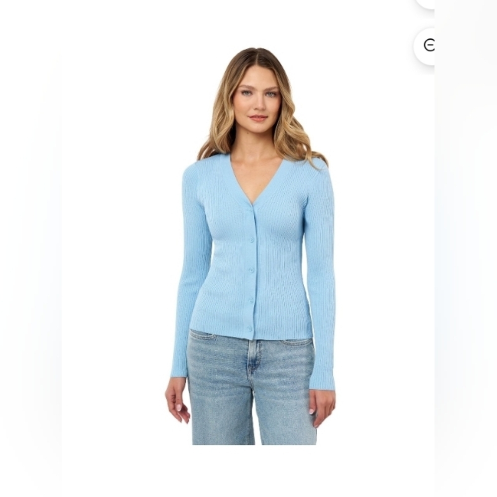 Edited by Remi Bader Women's Cardigan Light Blue